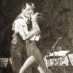 Tango1<br>70x50cm <br>Öl auf Leinwand