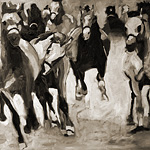 Freiheitsliebe<br>60x80cm<br>Öl auf Leinwand